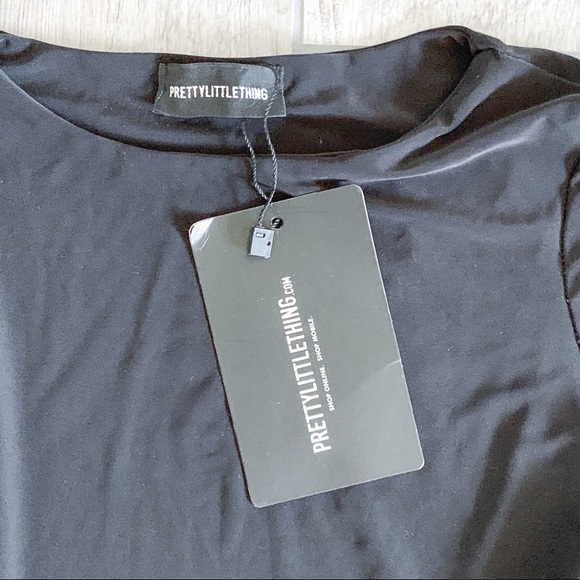 PRETTY LITTLE THING Black Bodysuit - Picture 8 of 9